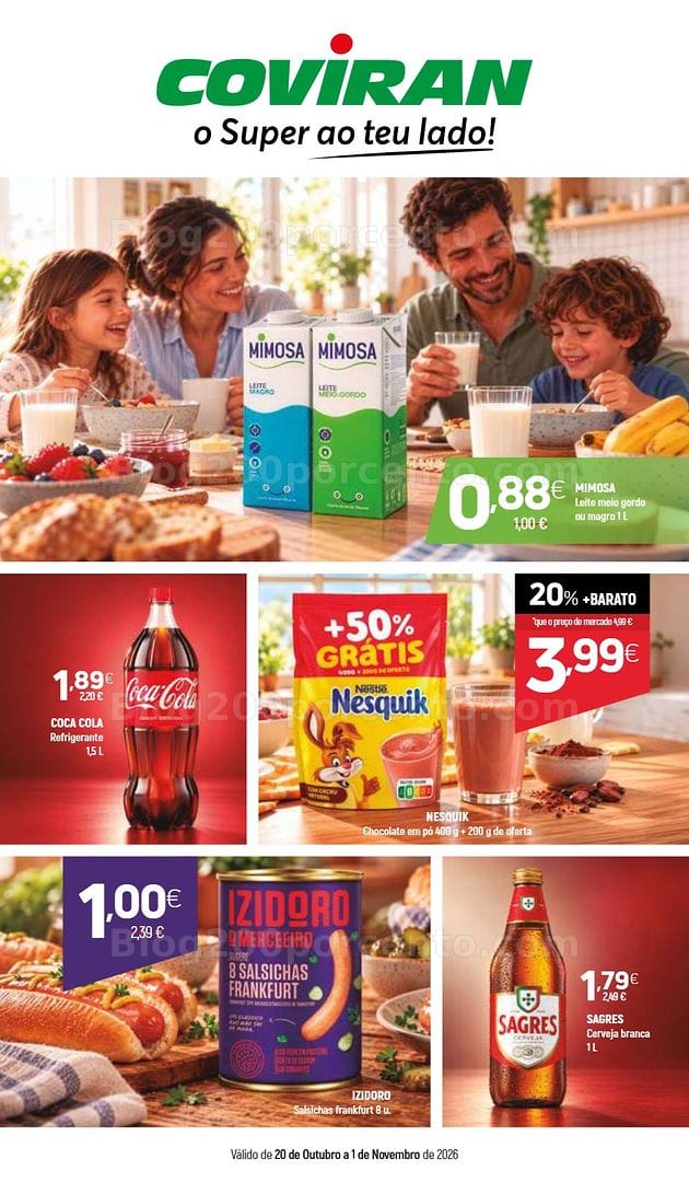 Antevisão Folheto COVIRAN Promoções de 20 outubro a 1 novembro